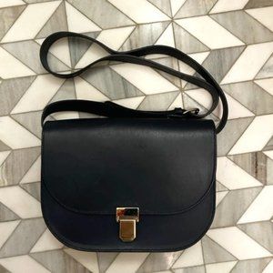 A.P.C. Black Leather Shoulder Bag (Retails For $695)